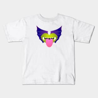 A Vampire's Kiss - GREEN Kids T-Shirt